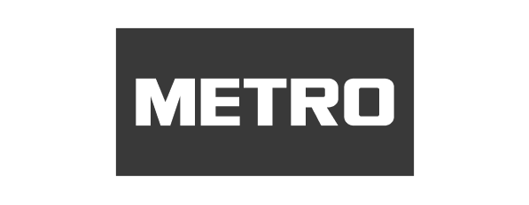 Logo de Metro – Partner de distribución de TwinThink para taquillas metálicas y lockers industriales en Europa