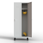 TwinThink Taquillas Vestuario. Color Gris. 180 x 65 x 40 cm Taquillas Metalicas de 2 Puertas Taquilla Metalica con Llave Taquillas Vestuario Metalicas