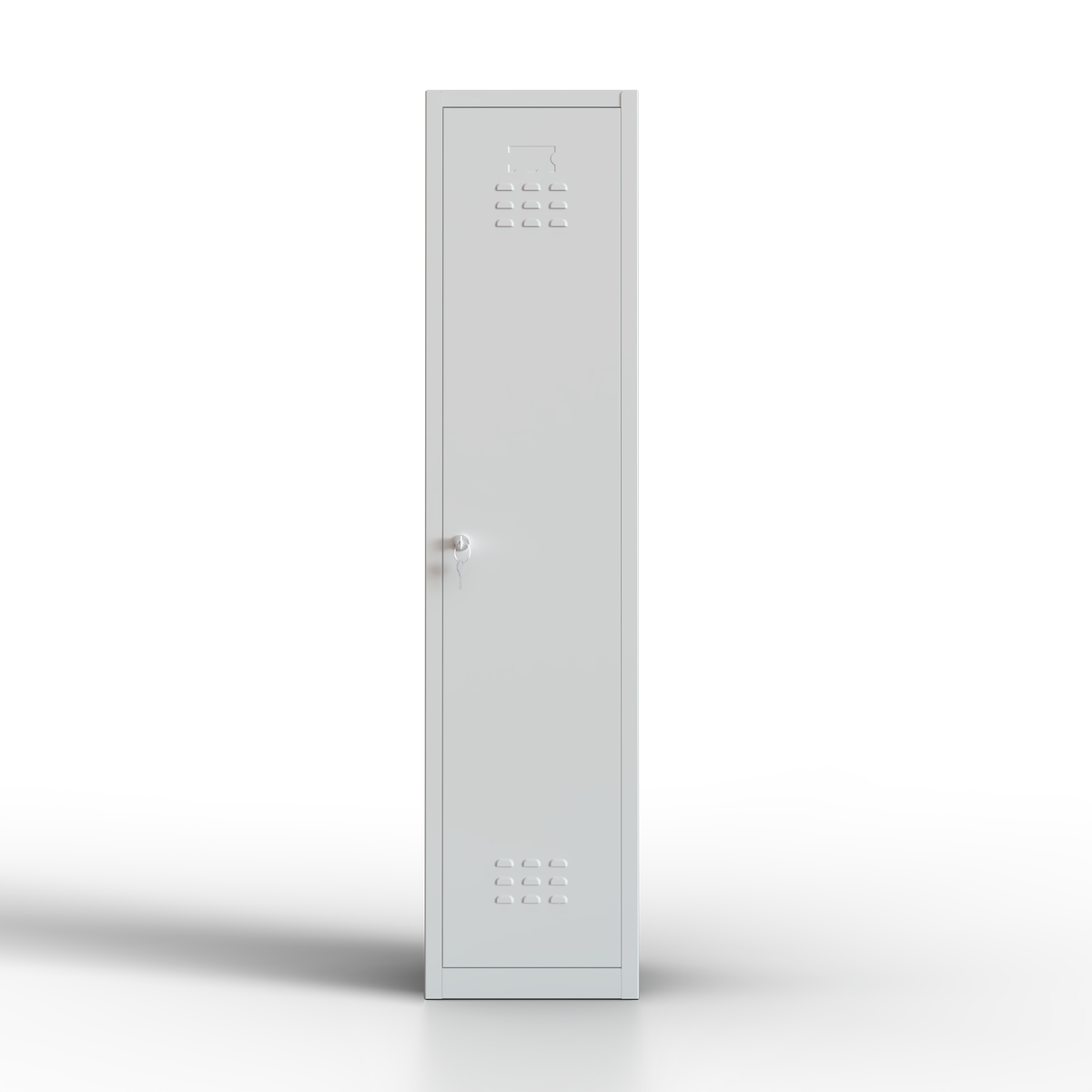 TwinThink Taquillas Vestuario. Color Gris. 165 x 40 x 40 cm Taquillas Metalicas de 1 Puerta Taquilla Metalica con Llave Taquillas Vestuario Metalicas
