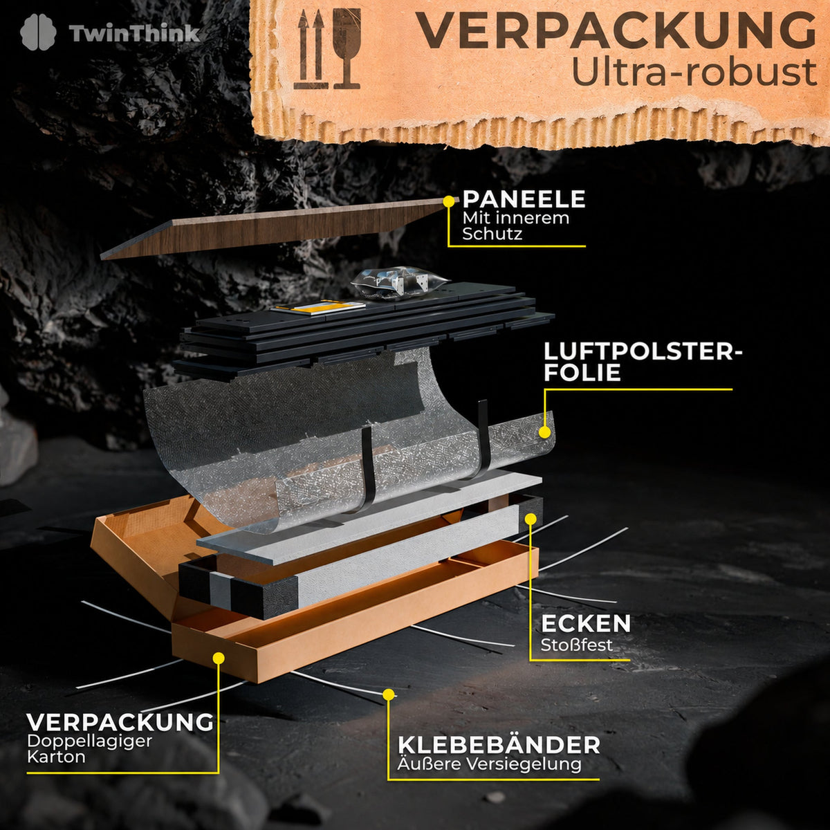 Metallspind, 4 Türen mit Schlüssel, 165×33×40 cm in Holzoptik — Infografik 6