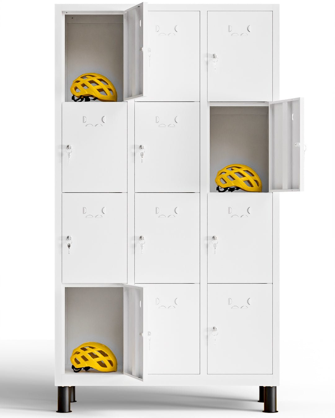 Taquilla metálica 12 puertas 177 x 97 x 40 cm