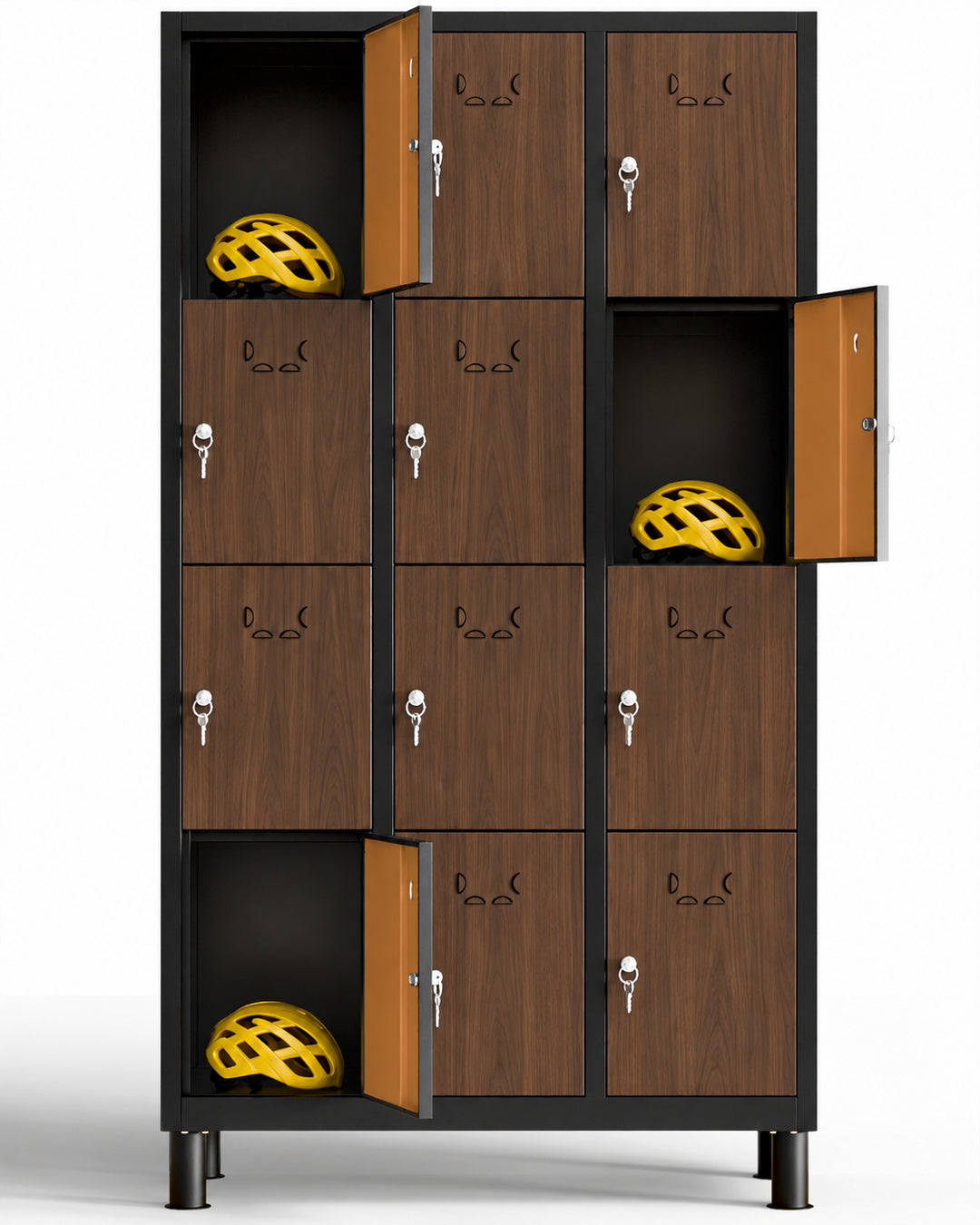 Taquilla metálica 12 puertas 177 x 97 x 40 cm