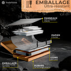 [color:lunar-white][lang:fr] Vestiaire métallique, 8 portes avec clé, 177×65×40 cm en blanc Lunar White — infographie 6