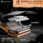 [color:lunar-white][lang:it] Armadietto metallico, 8 ante con chiave, 177×65×40 cm in bianco Lunar White — infografica 6