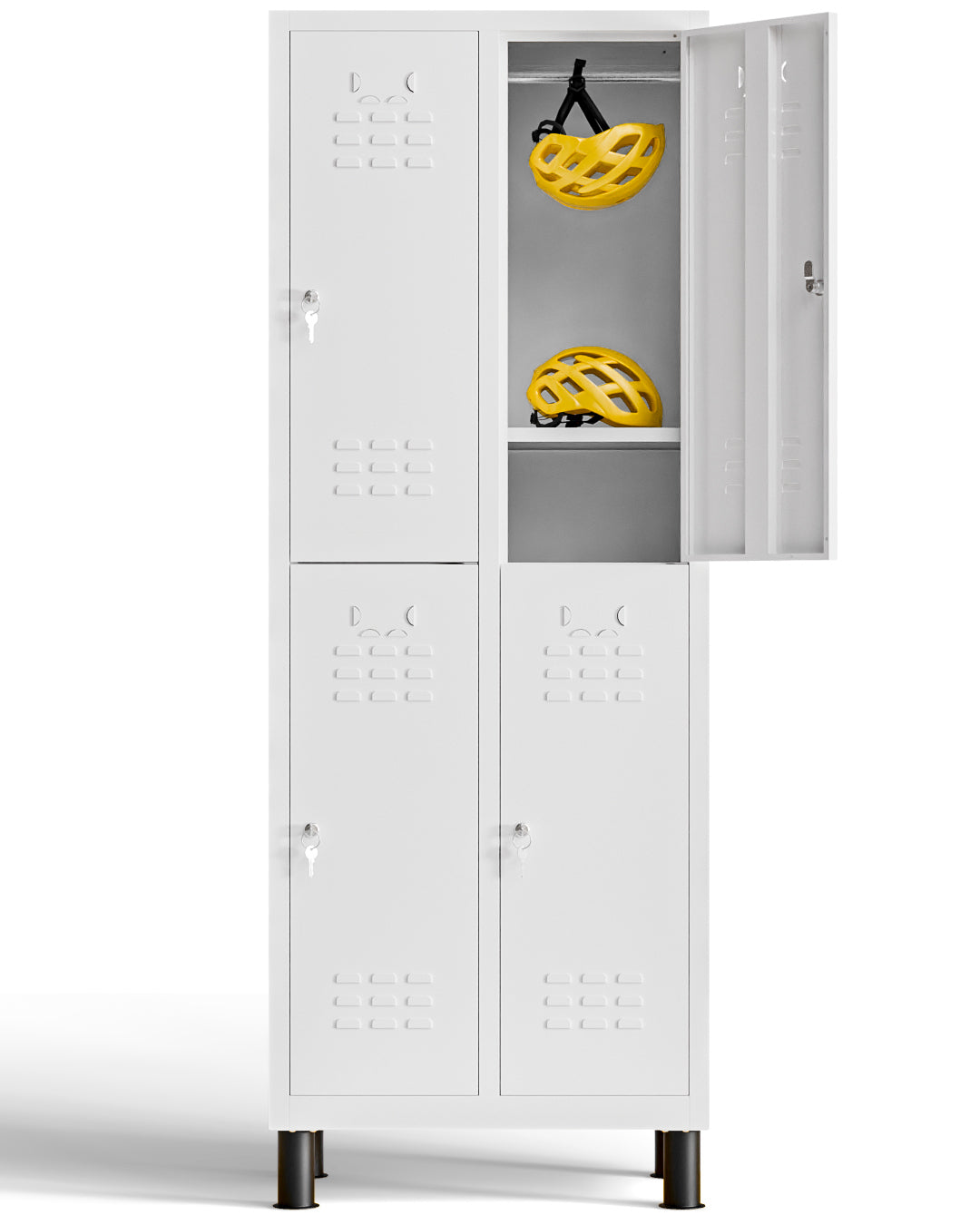 Taquilla metálica 4 puertas 177 x 65 x 40 cm