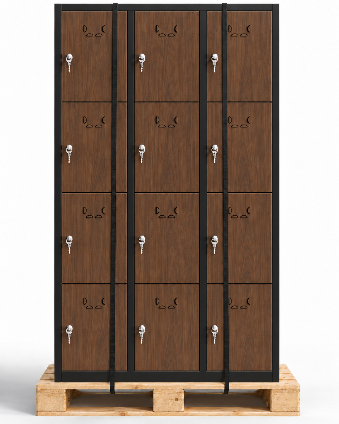 Taquilla metálica montada 12 puertas 177 x 97 x 40 cm