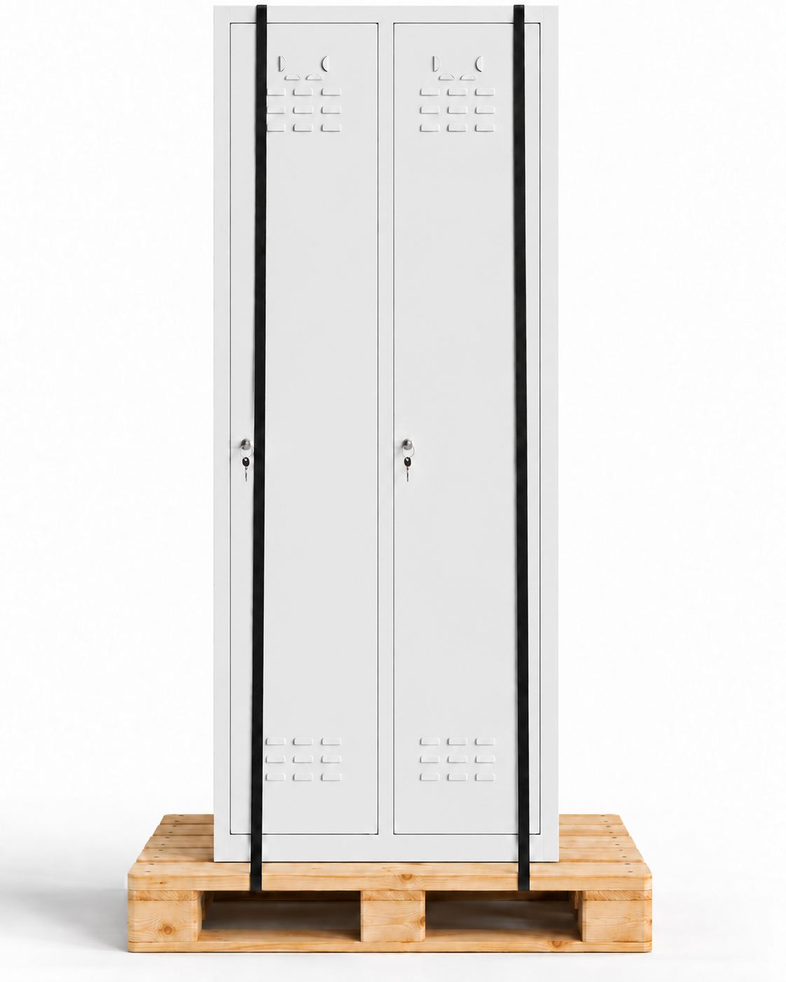 Taquilla metálica montada 2 puertas 177 x 65 x 40 cm