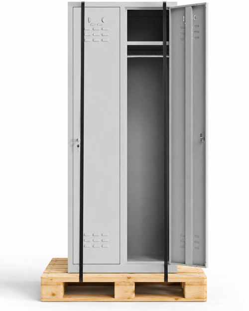 Taquilla metálica montada 2 puertas 177 x 65 x 40 cm