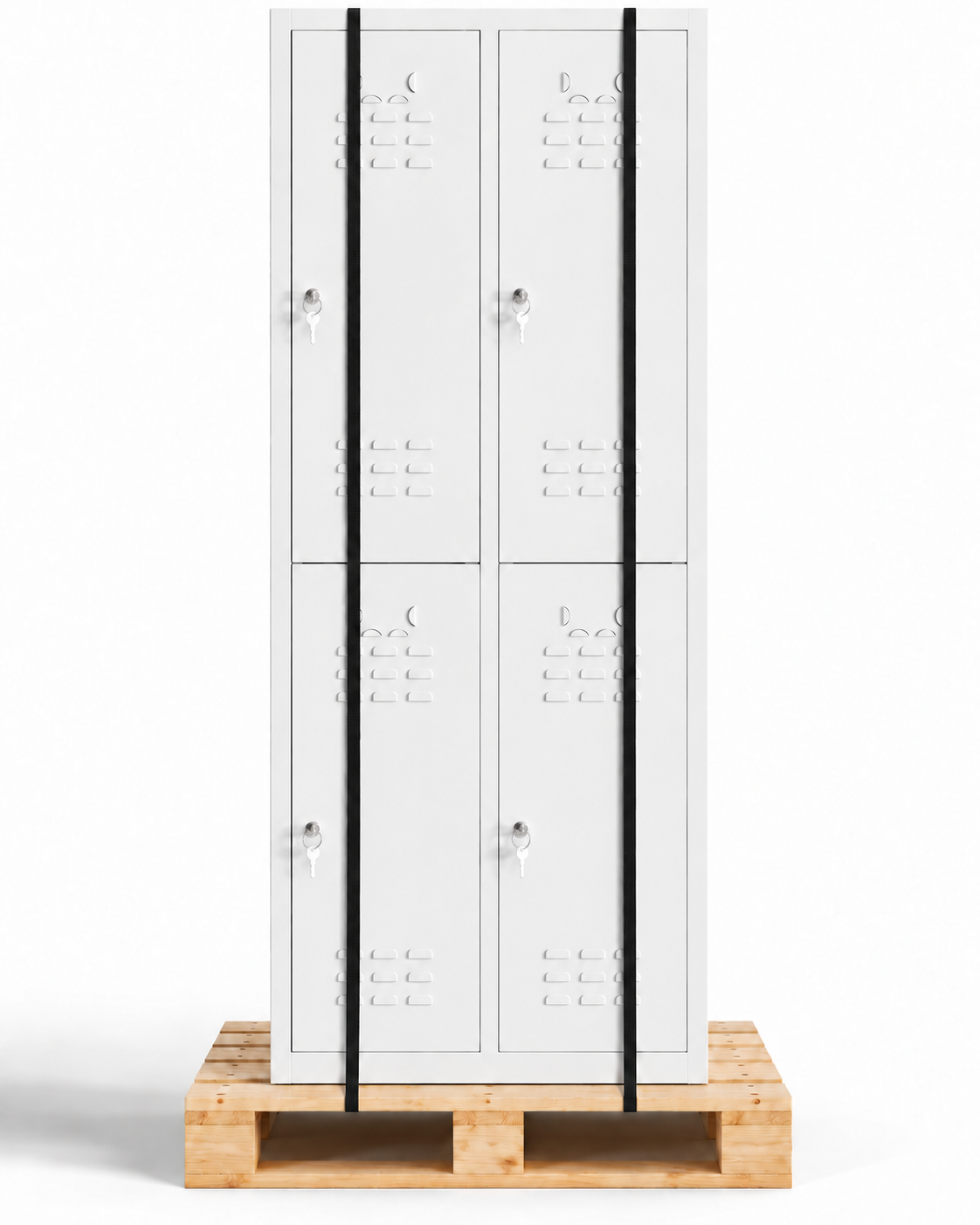 Taquilla metálica montada 4 puertas 177 x 65 x 40 cm
