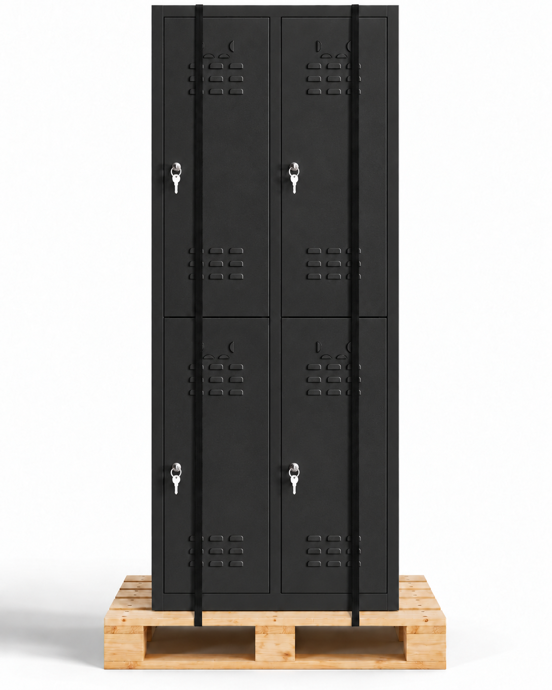 Taquilla metálica montada 4 puertas 177 x 65 x 40 cm