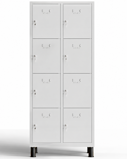 Taquilla metálica 8 puertas 177 x 65 x 40 cm